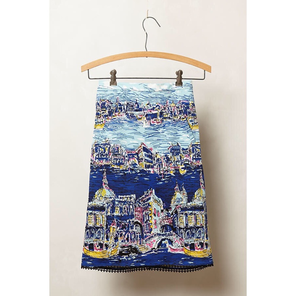 Anthropologie Sighteer Pencil Skirt 0